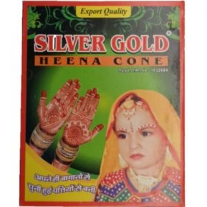 Silver Gold Heena Cone